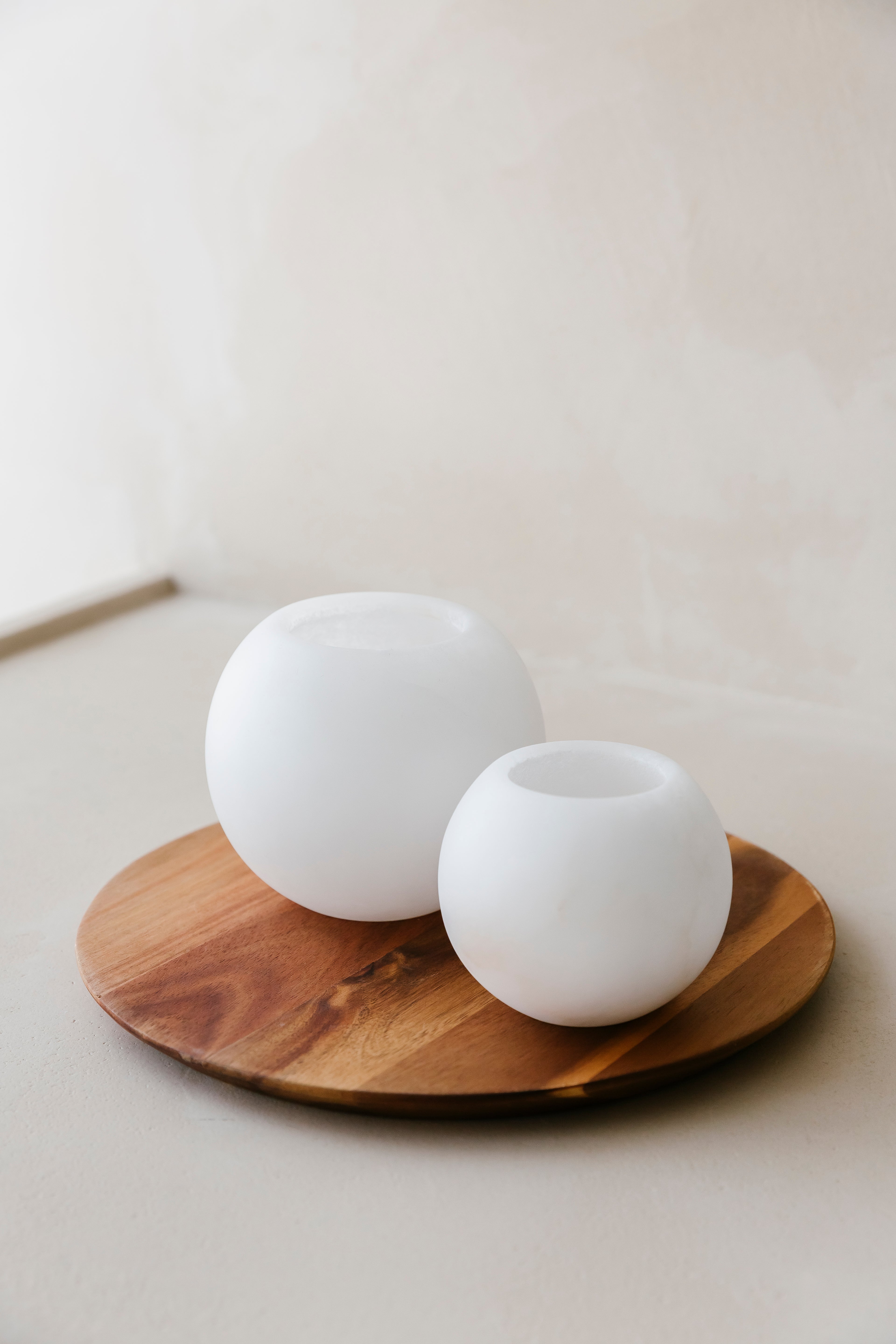 BASIL - Albast theelicht