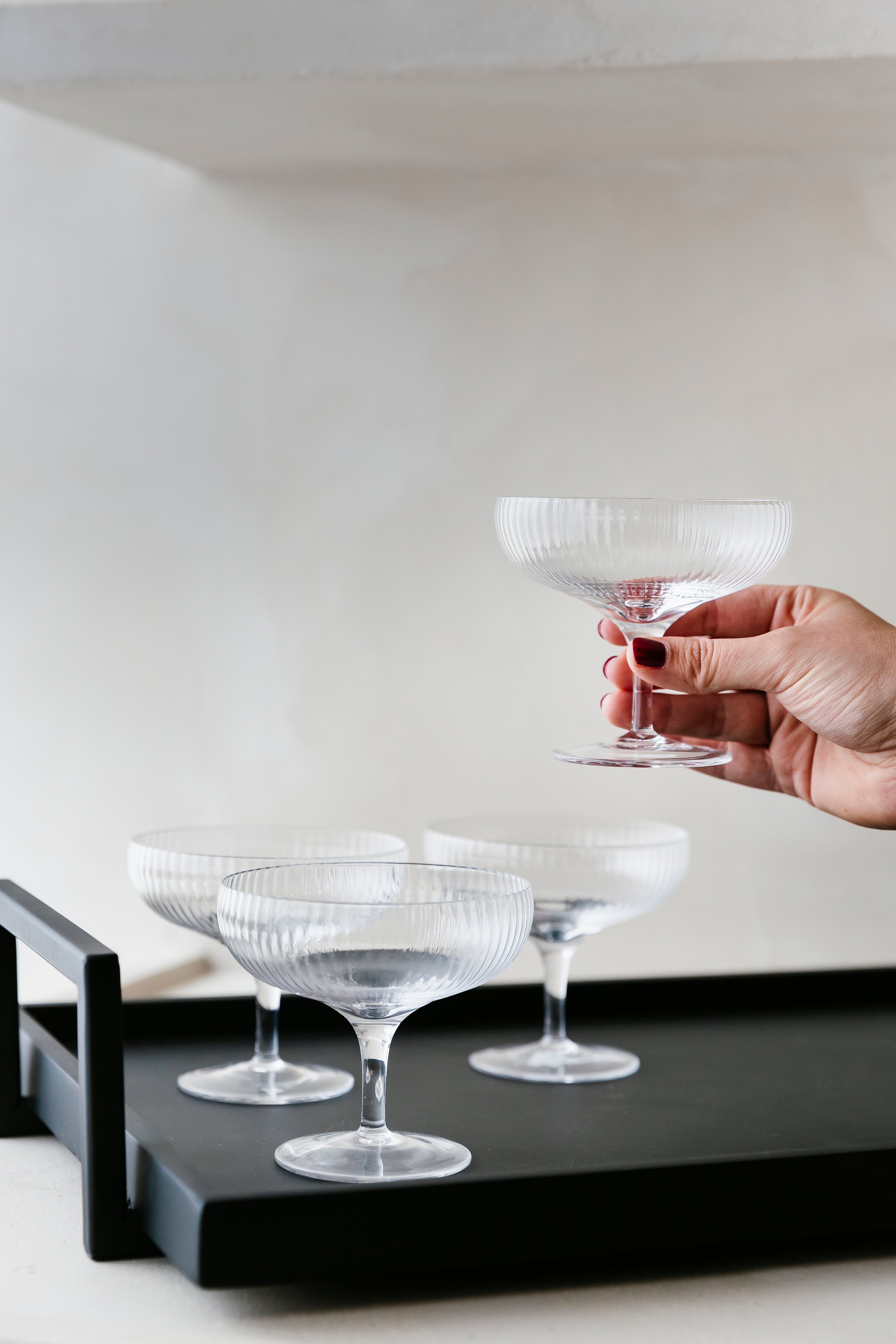 'CHAMPAGNE ON A PLATTER' set (5 of 7 st.)