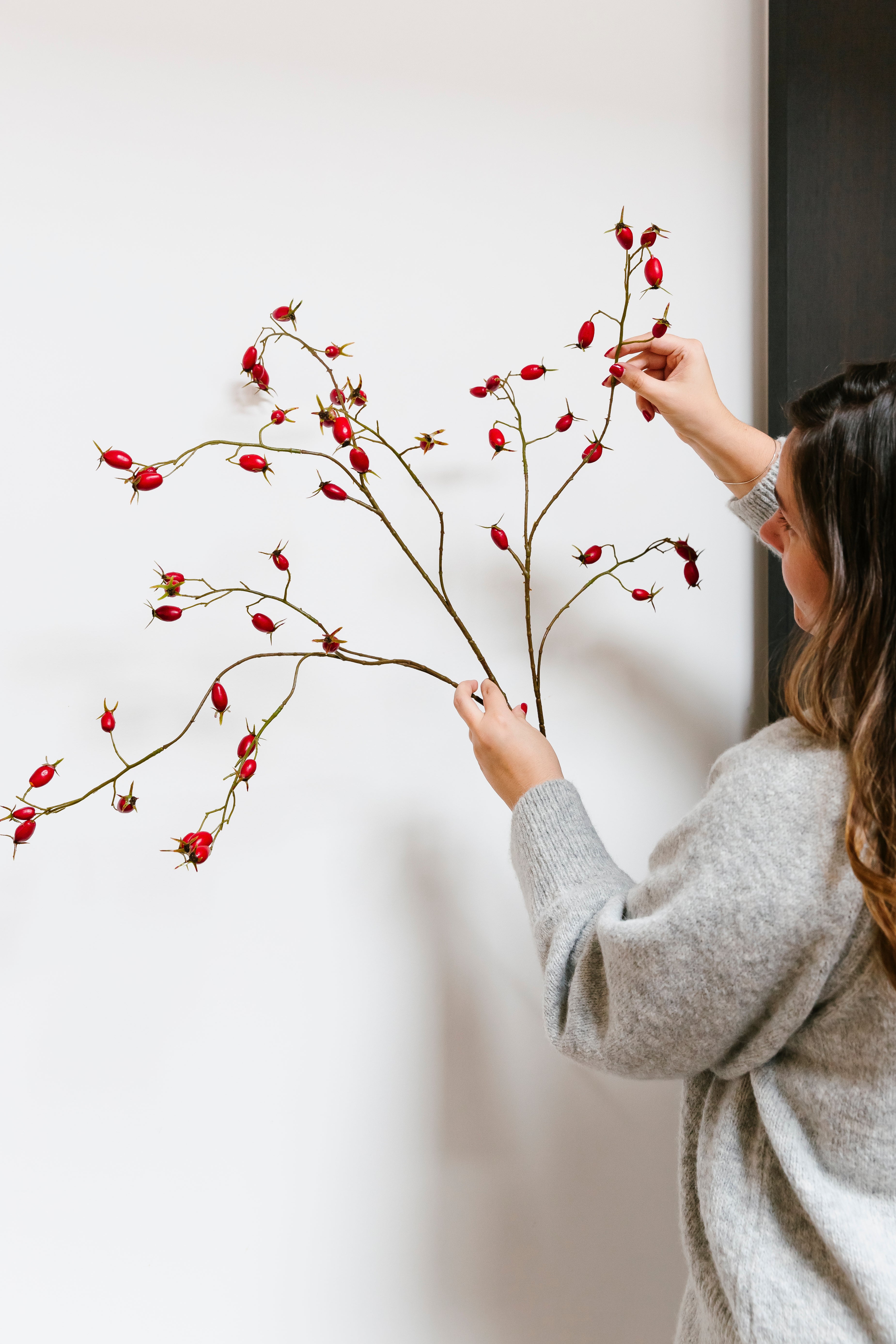 ROZENBOTTEL TAK ROOD - 106cm