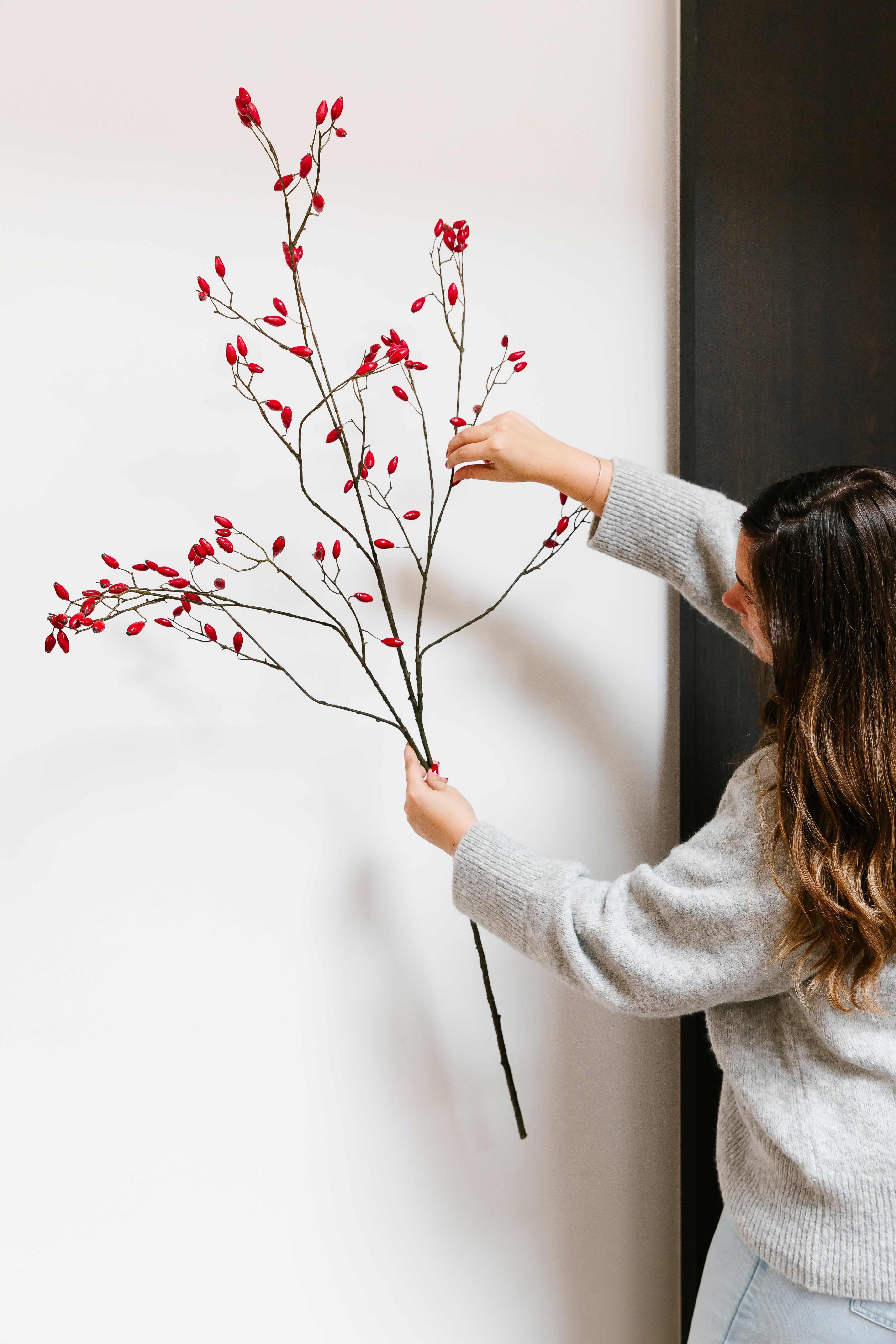 ROZENBOTTEL TAK ROOD - 132cm