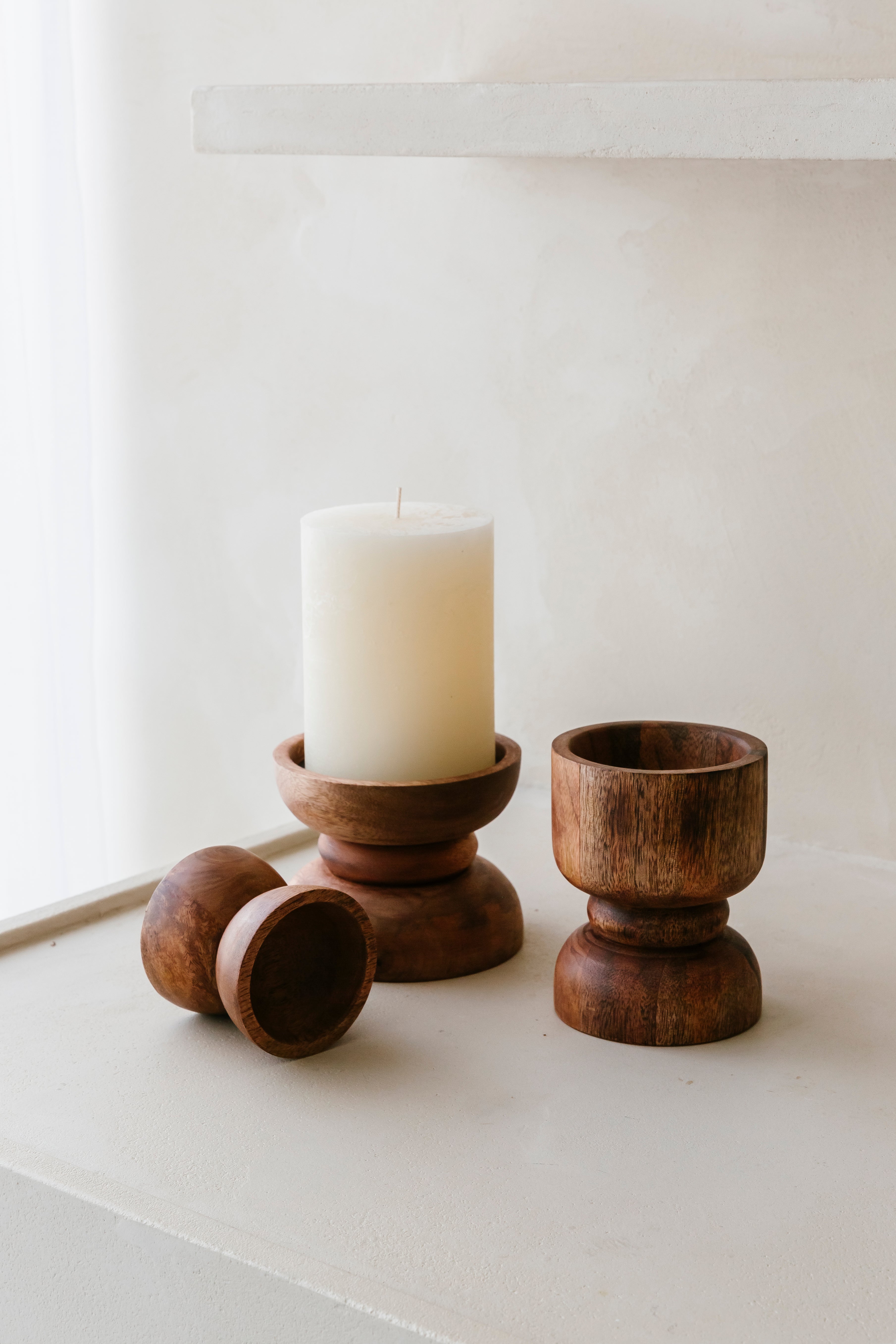 'LUMEN WALNUT' set (3 st.)