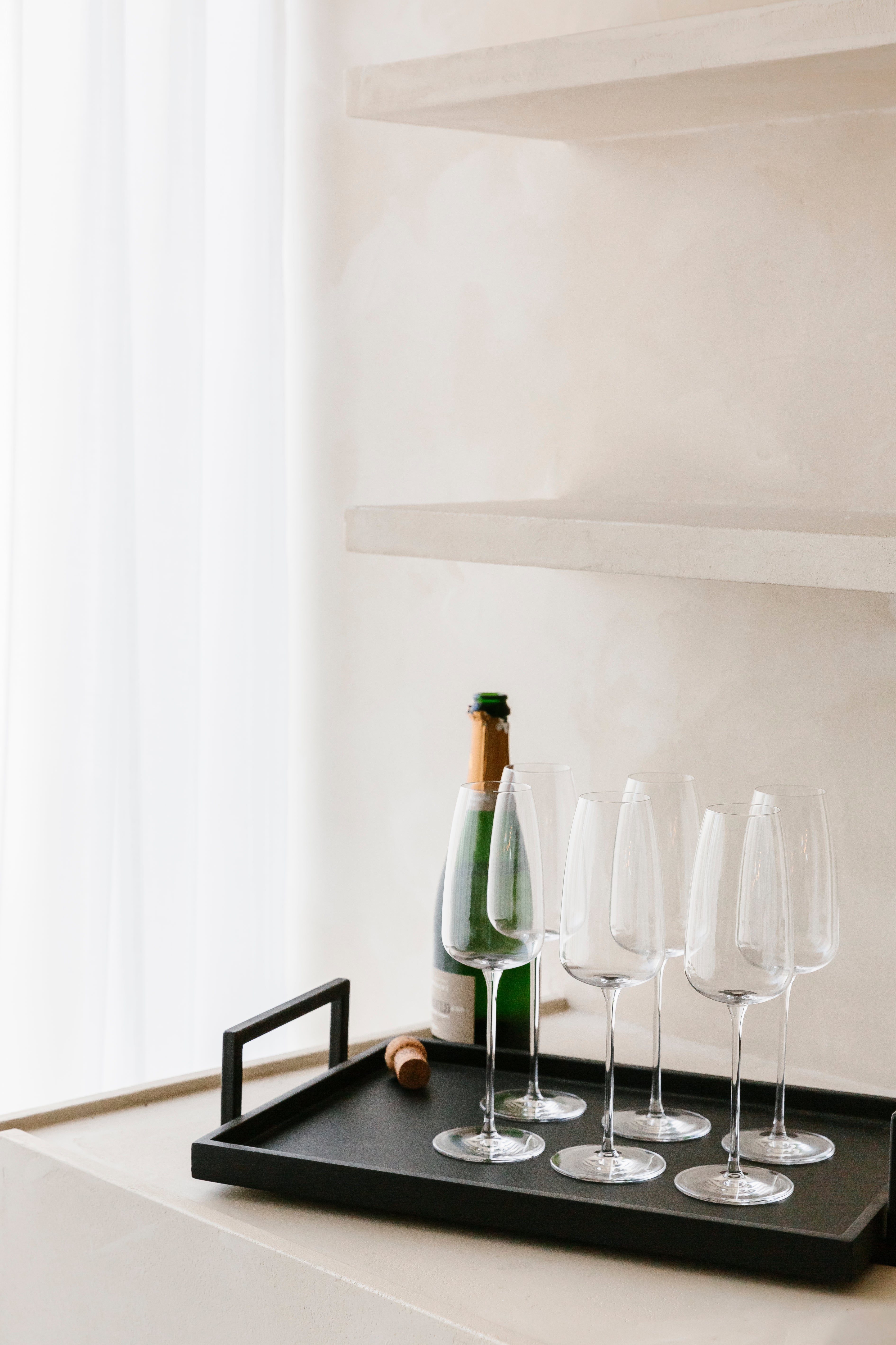 'CHAMPAGNE ON A PLATTER' set (5 of 7 st.)