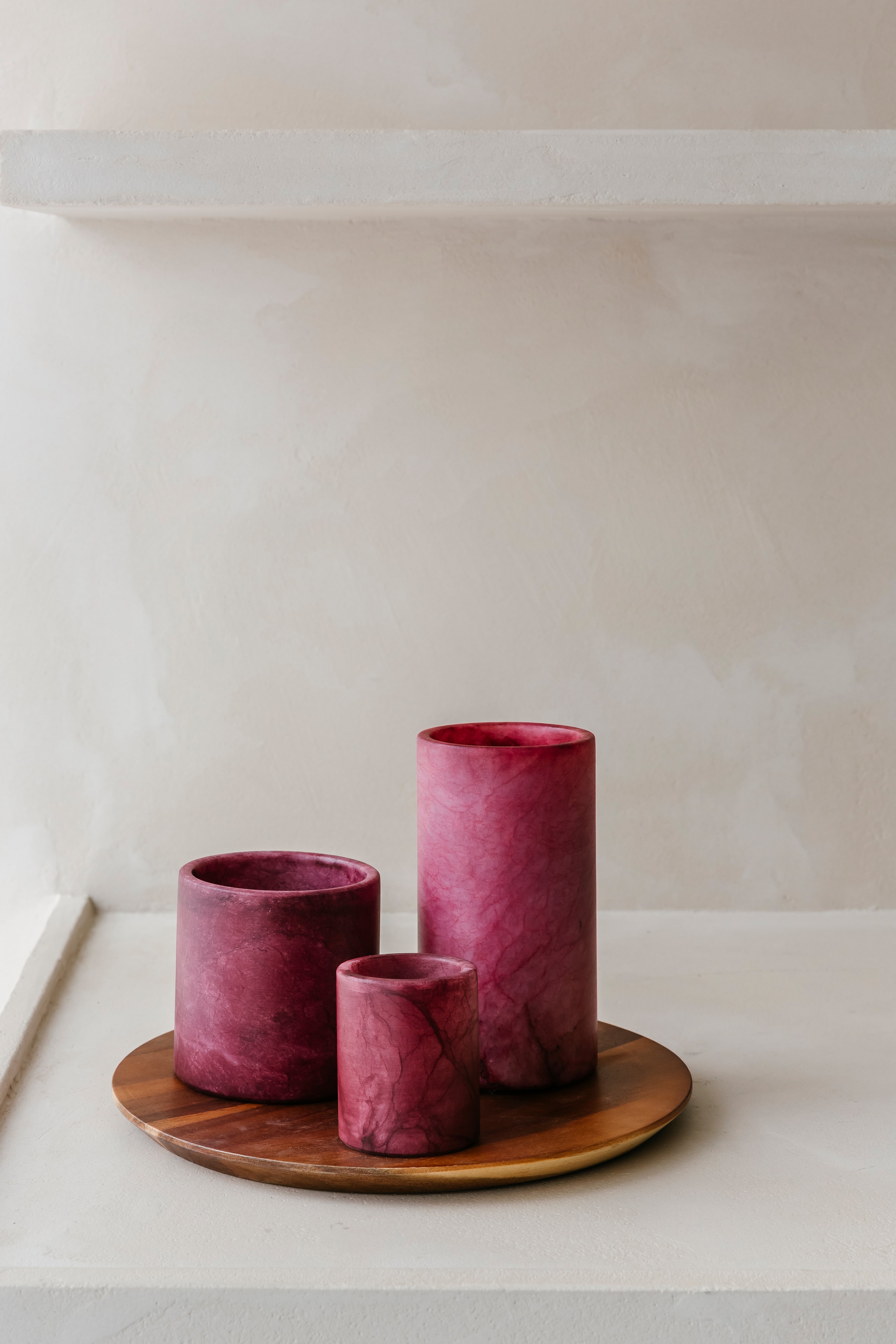 'EASY SIMPLE BURGUNDY' set (4 st.)