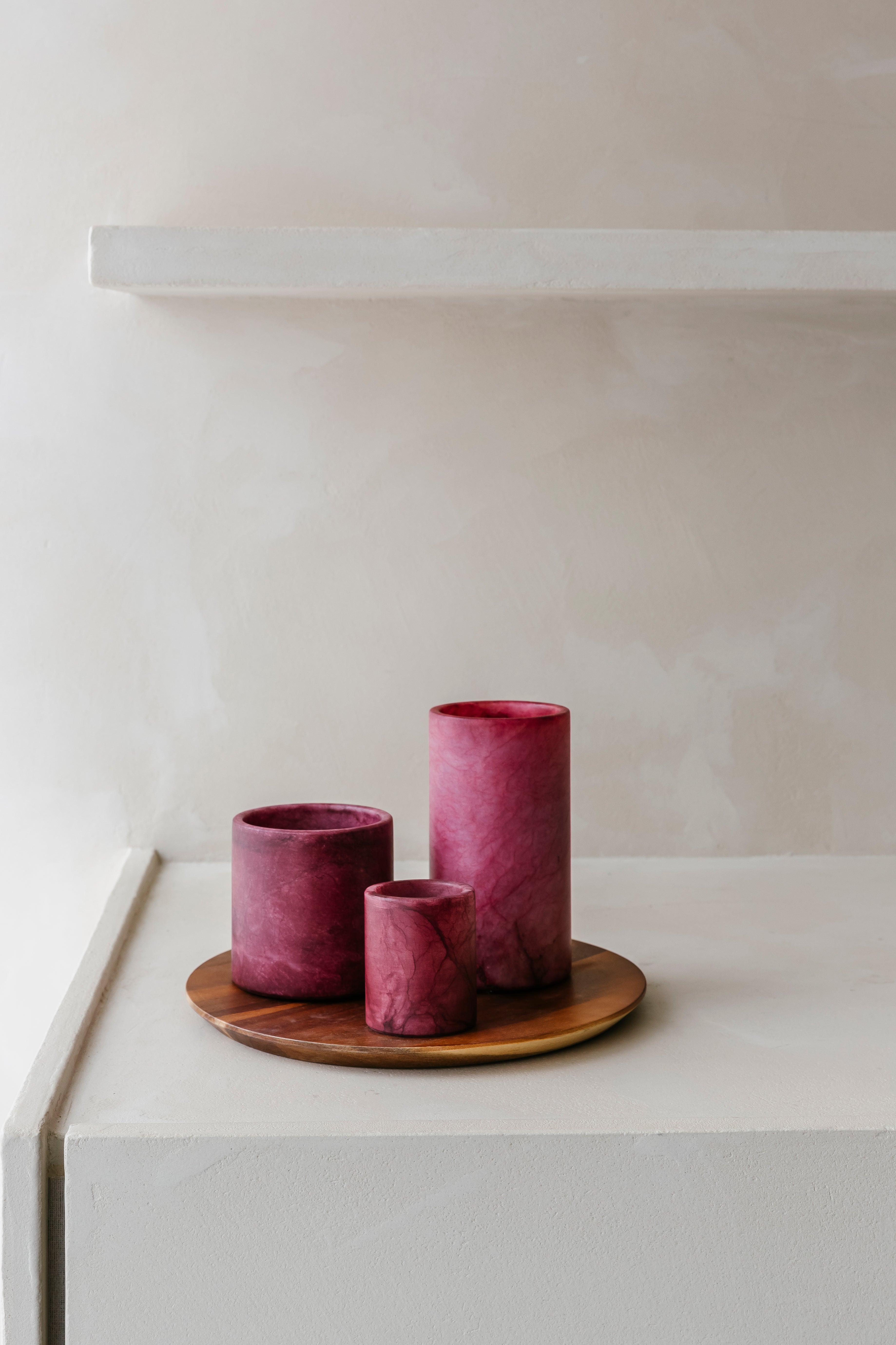 'EASY SIMPLE BURGUNDY' set (4 st.)