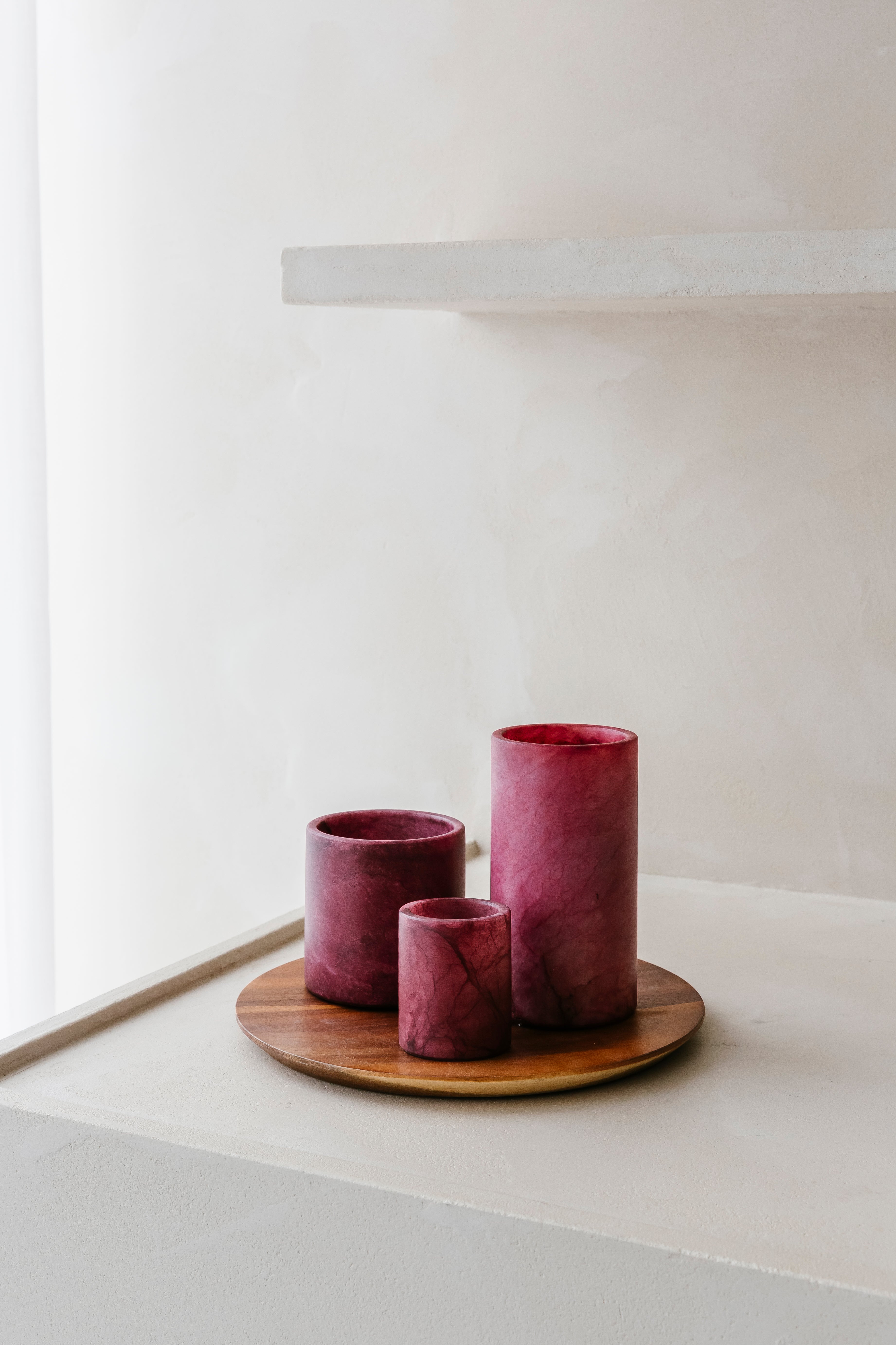 'EASY SIMPLE BURGUNDY' set (4 st.)