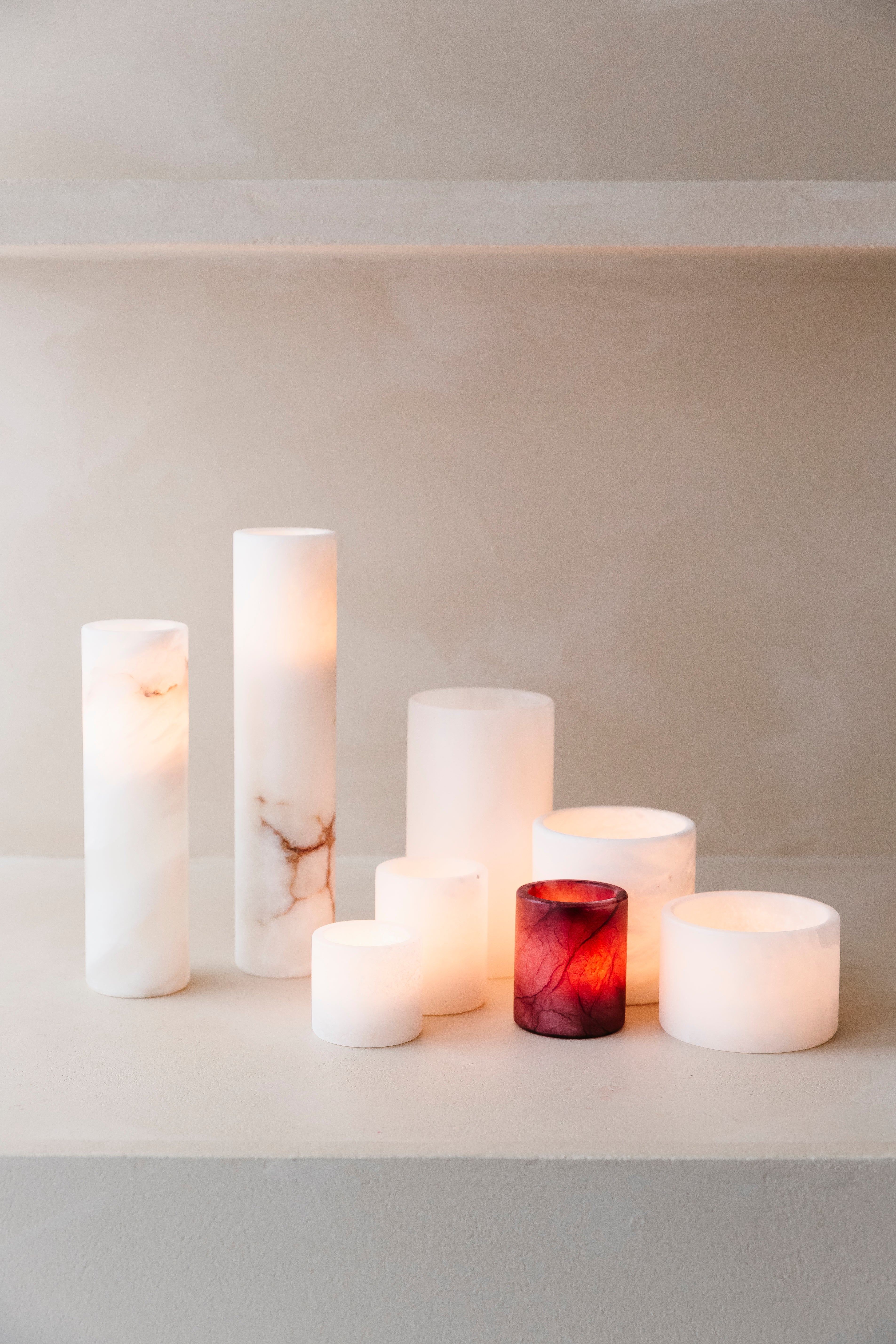 'ONE BURGUNDY TOUCH' set (8 st.)