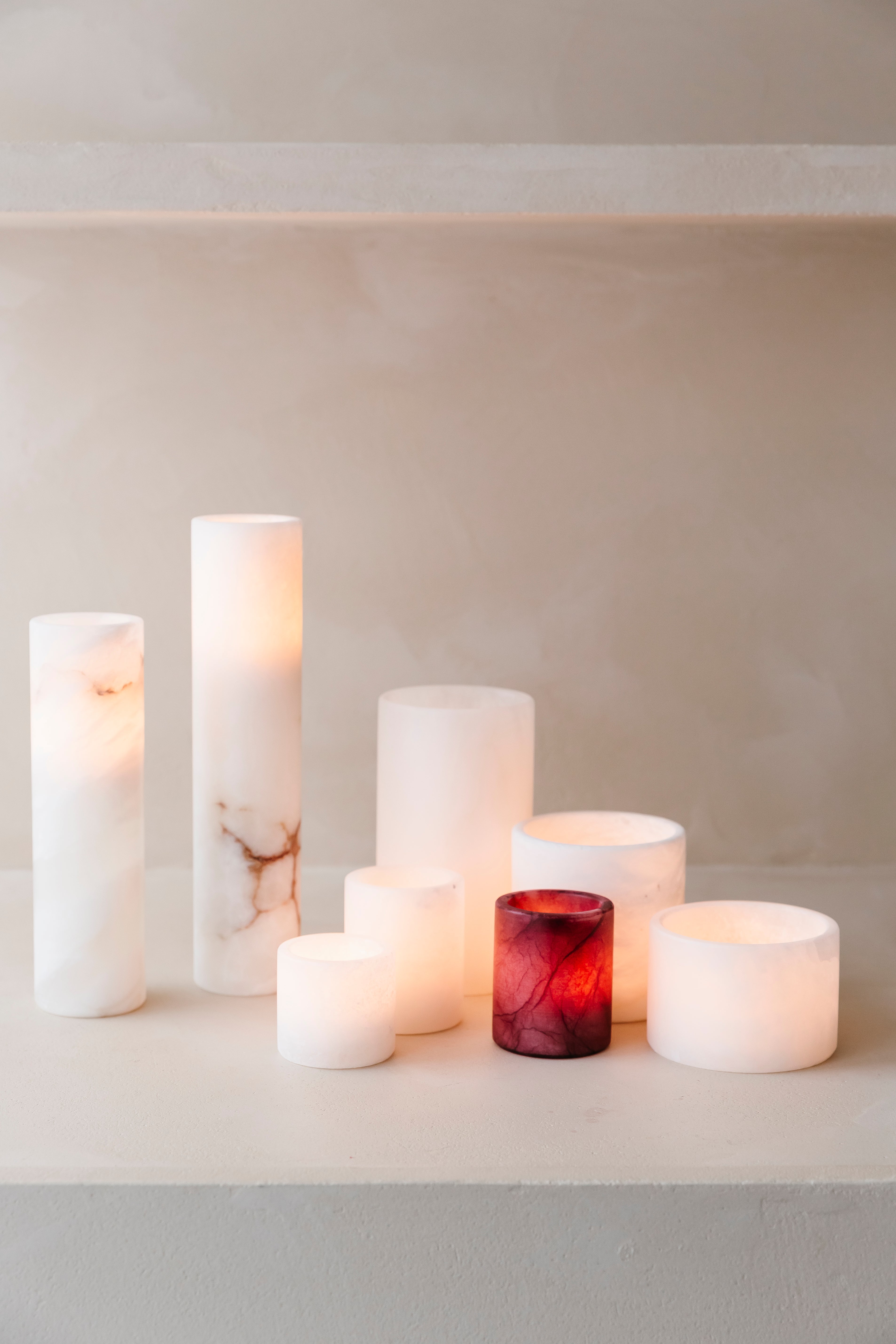 'ONE BURGUNDY TOUCH' set (8 st.)