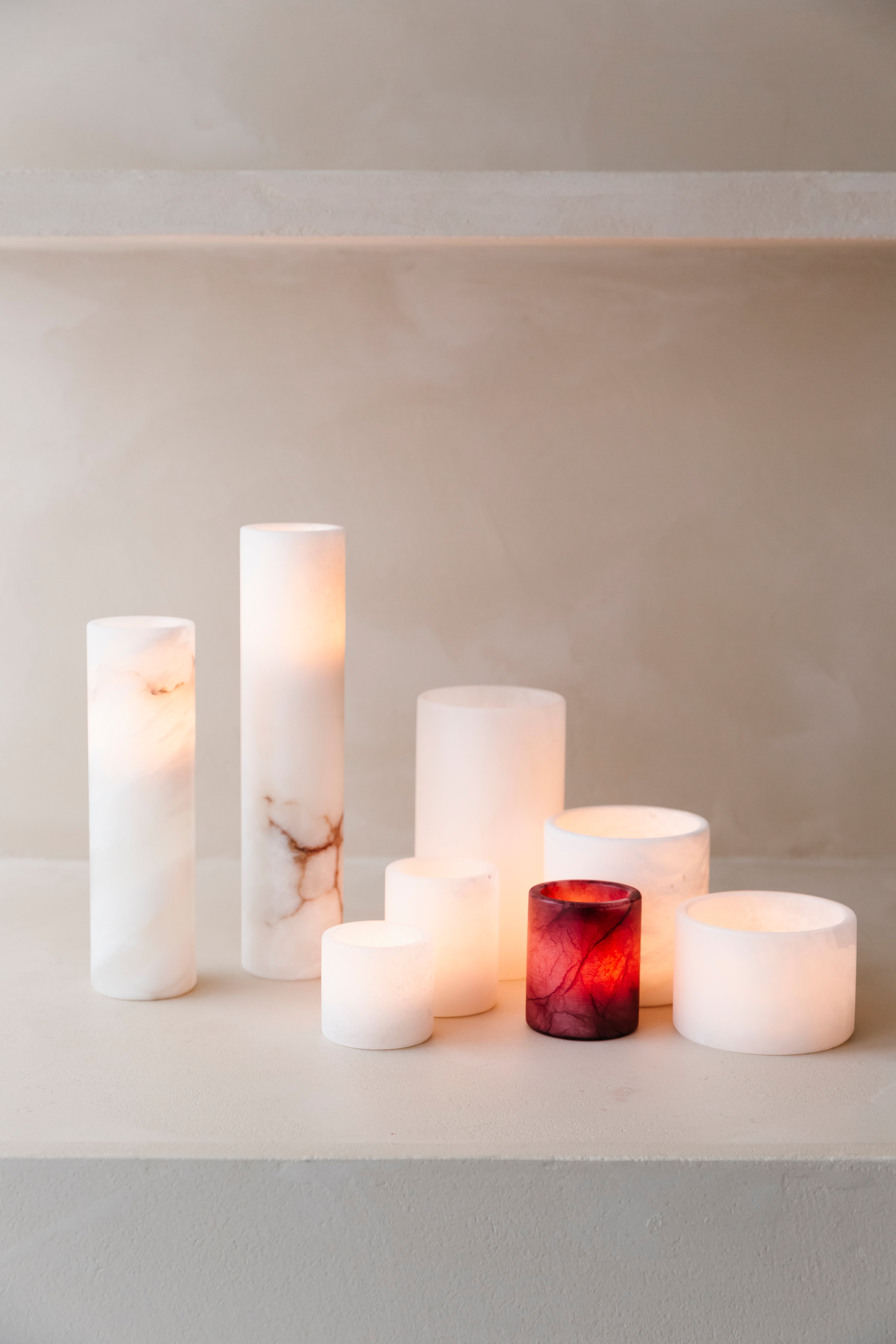 'ONE BURGUNDY TOUCH' set (8 st.)