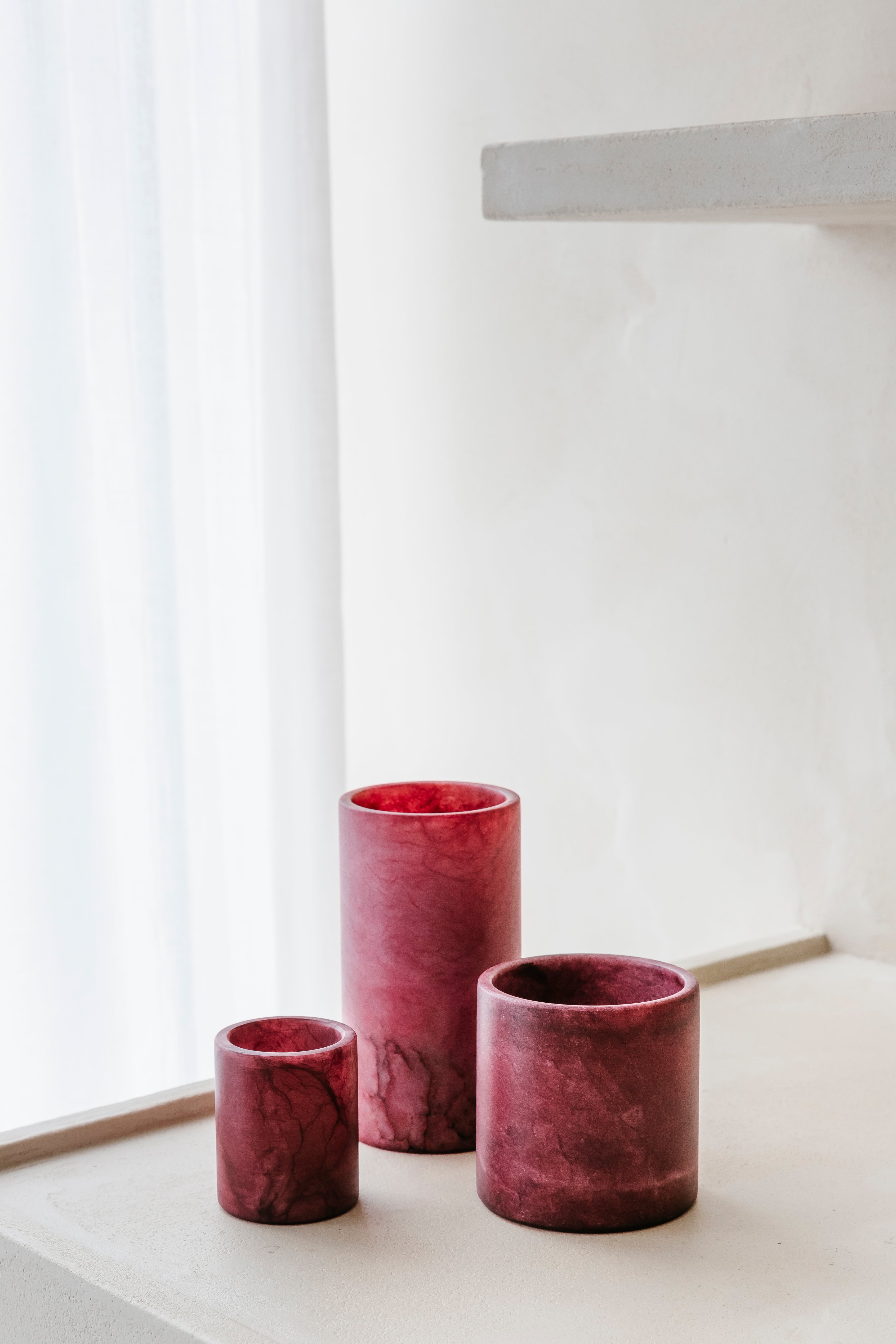 'THE BASICS BURGUNDY' set (3 st.)