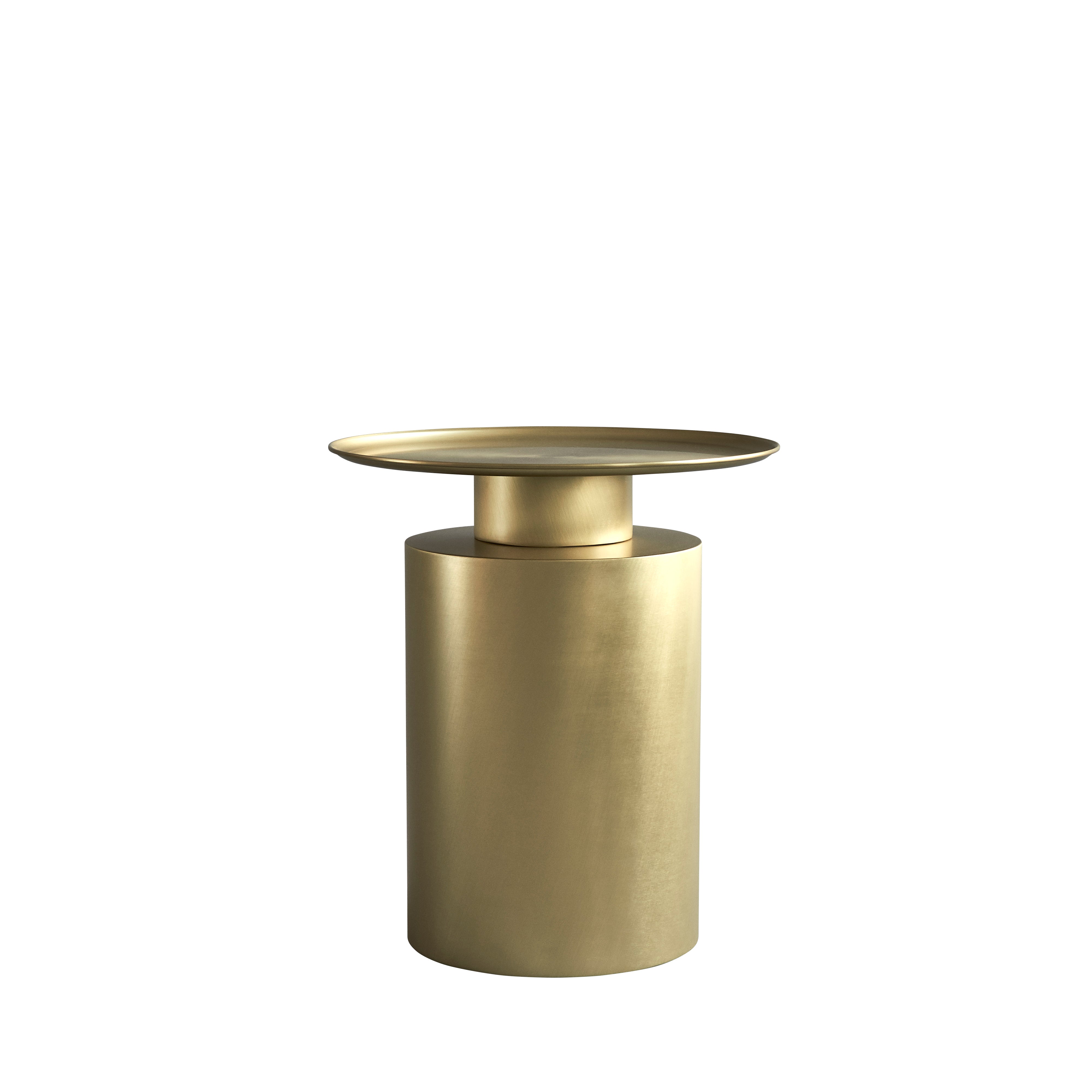 Coffeetable | bijzettafel | salontafel | goud | rond | Brass | 101 Copenhagen | verkocht door Anneke Crauwels Home