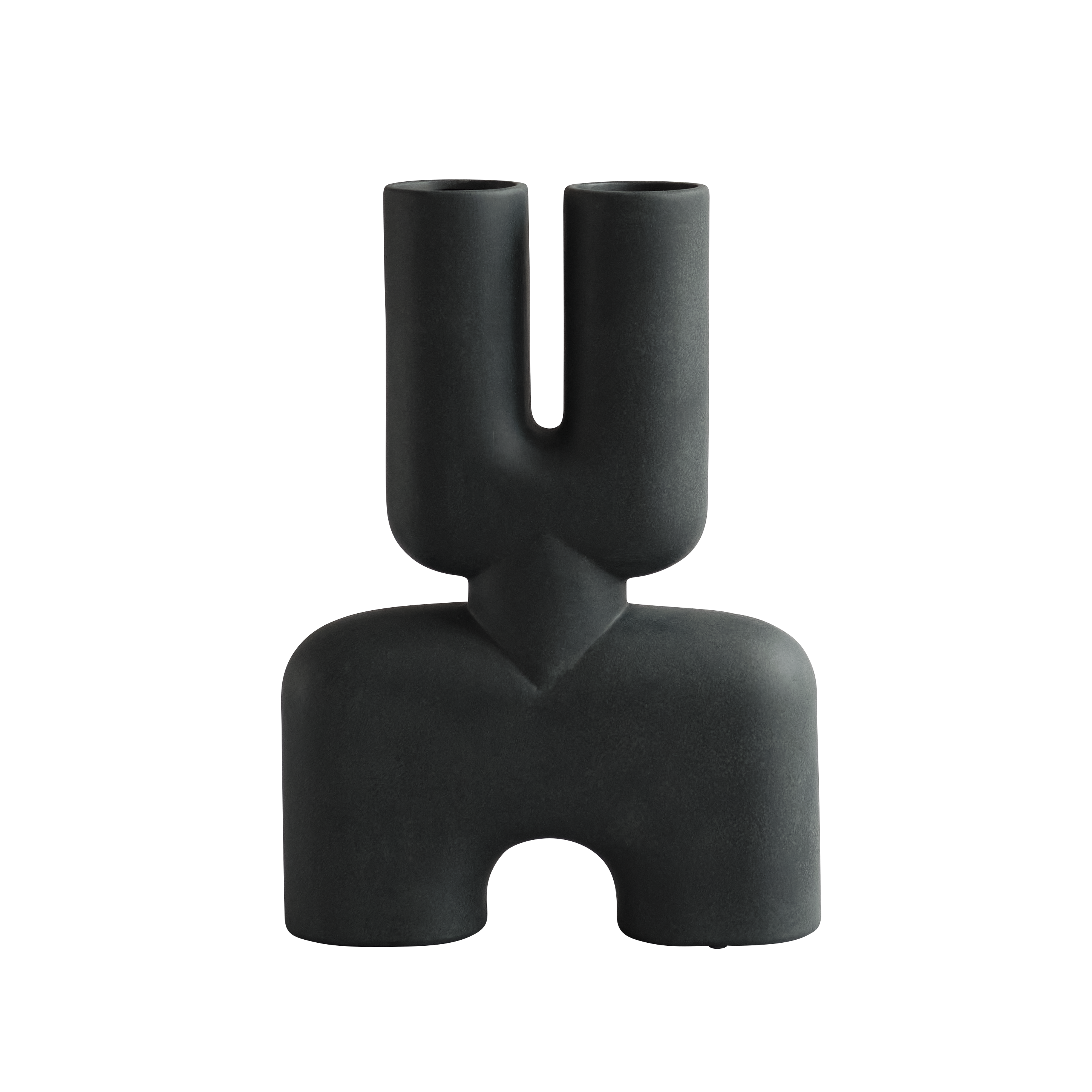 Double Cobra | Zwarte Vaas | Designer | 101Copenhagen | Shop | Design Studio Anneke Crauwels | Anneke Crauwels Home