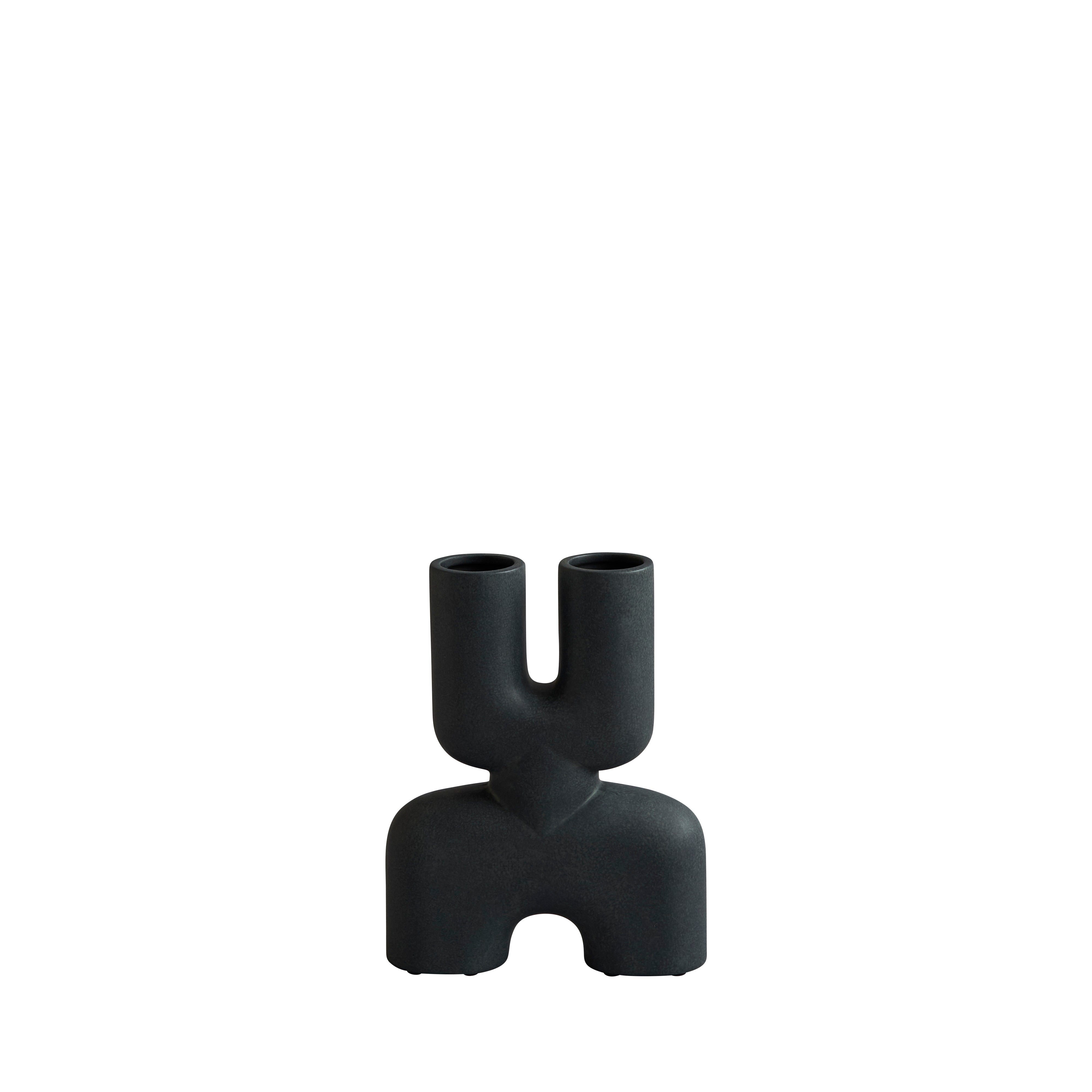 Double Cobra | Zwarte Vaas | Designer | 101Copenhagen | Shop | Design Studio Anneke Crauwels | Anneke Crauwels Home