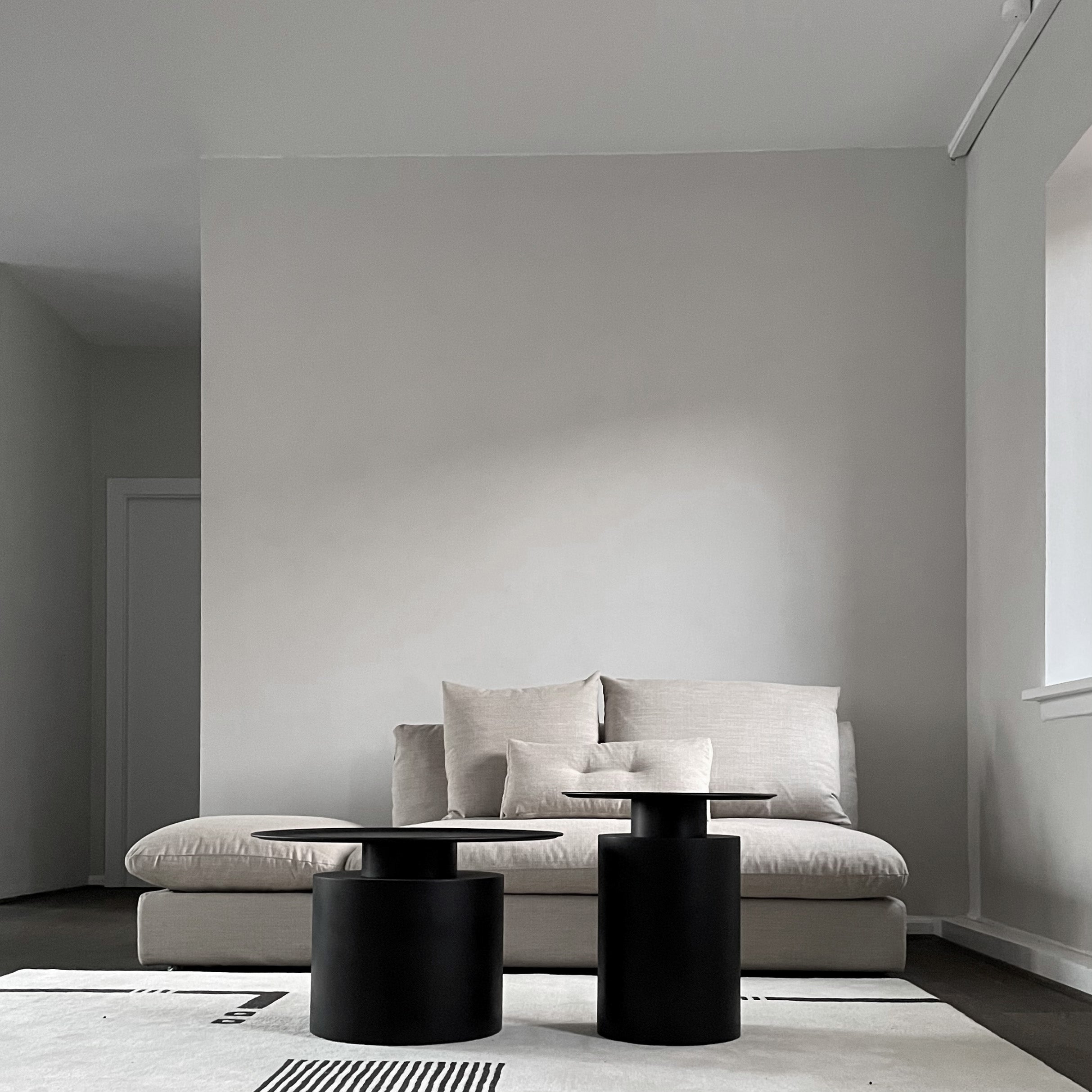 Coffeetable | bijzettafel | salontafel | zwart | rond | Brass | 101 Copenhagen | verkocht door Anneke Crauwels Home