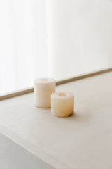 CARO BEIGE - candle holder albast