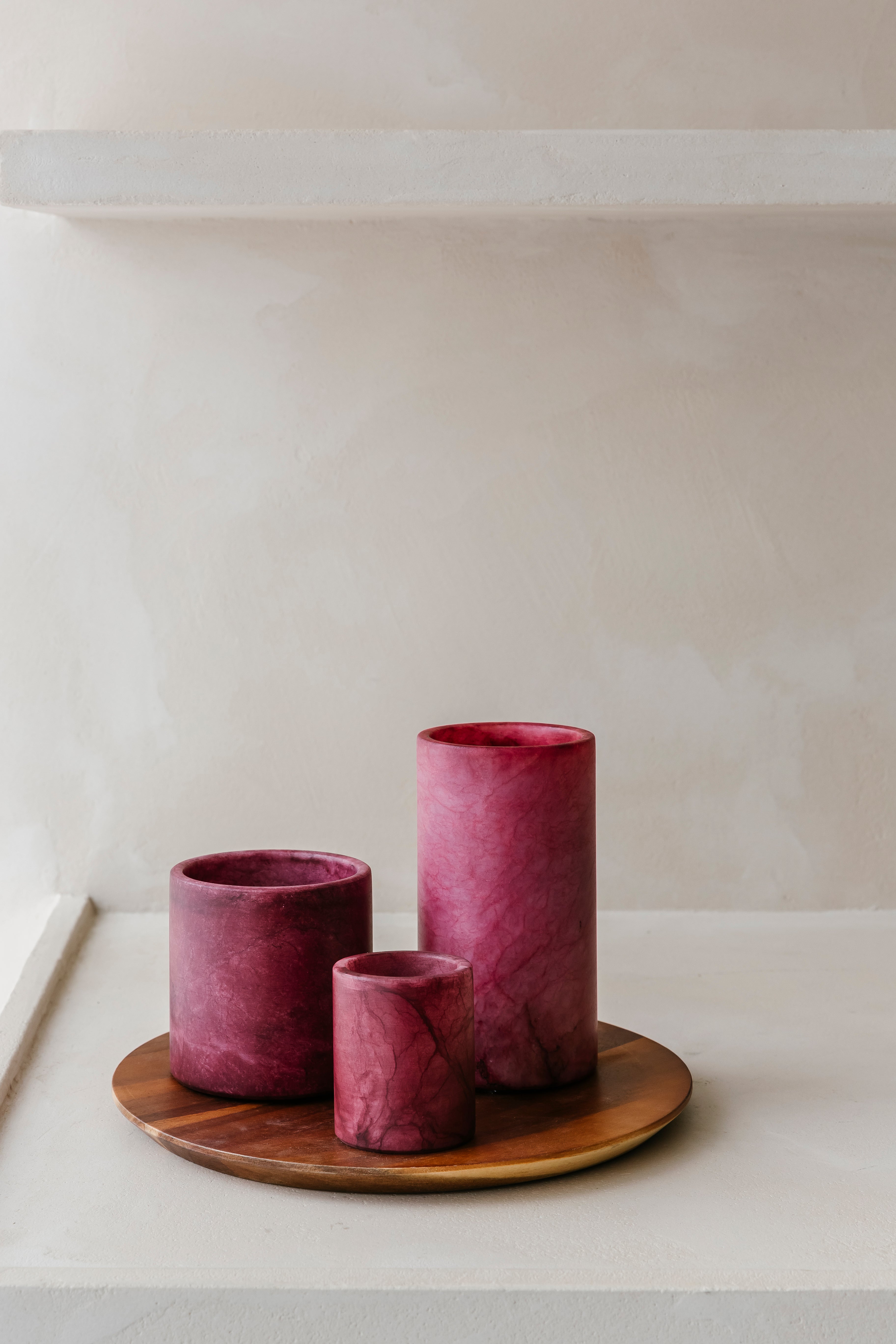 'EASY SIMPLE BURGUNDY' set (4 st.)