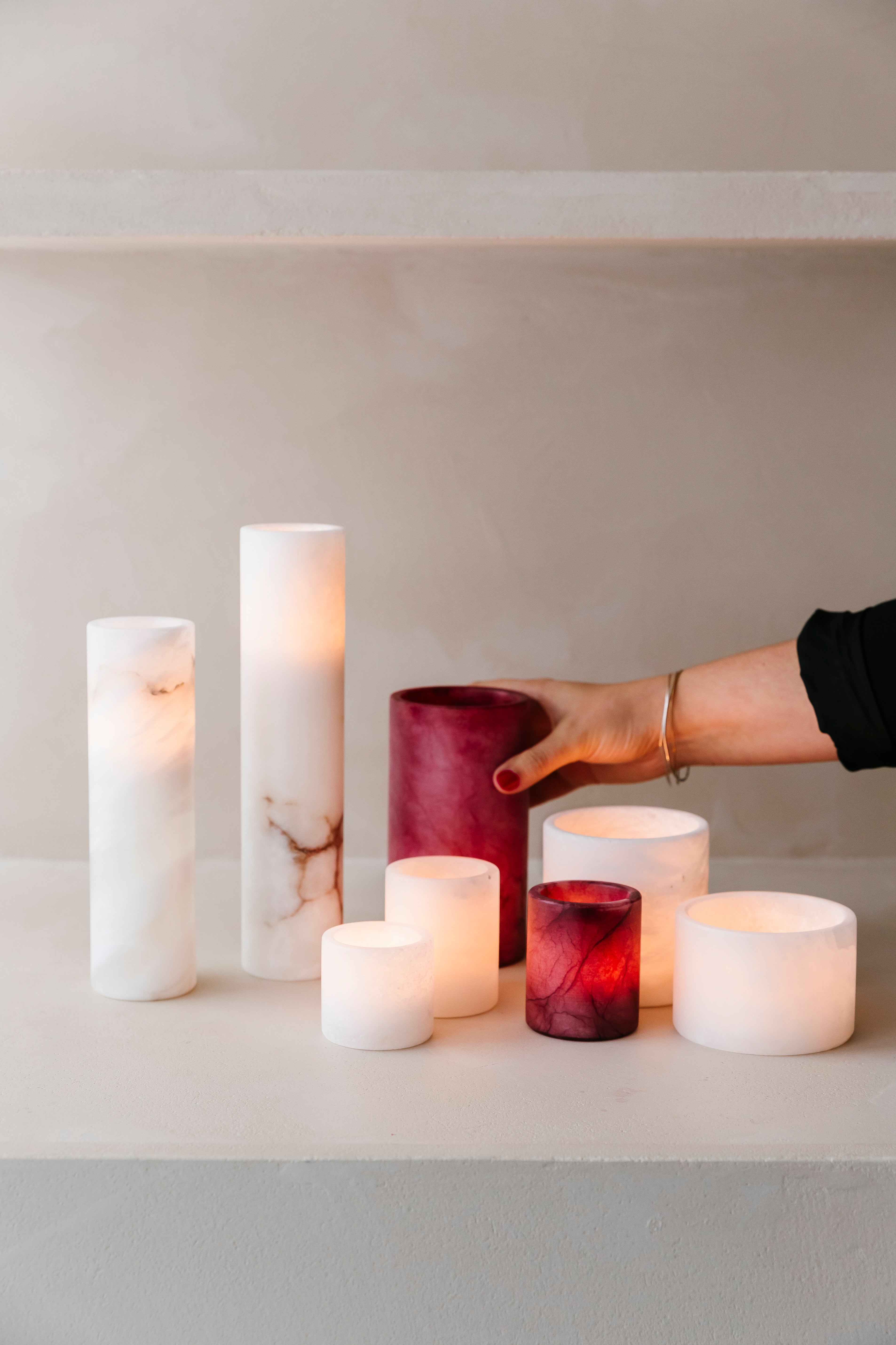 'A TOUCH OF BURGUNDY' set (8 st.)