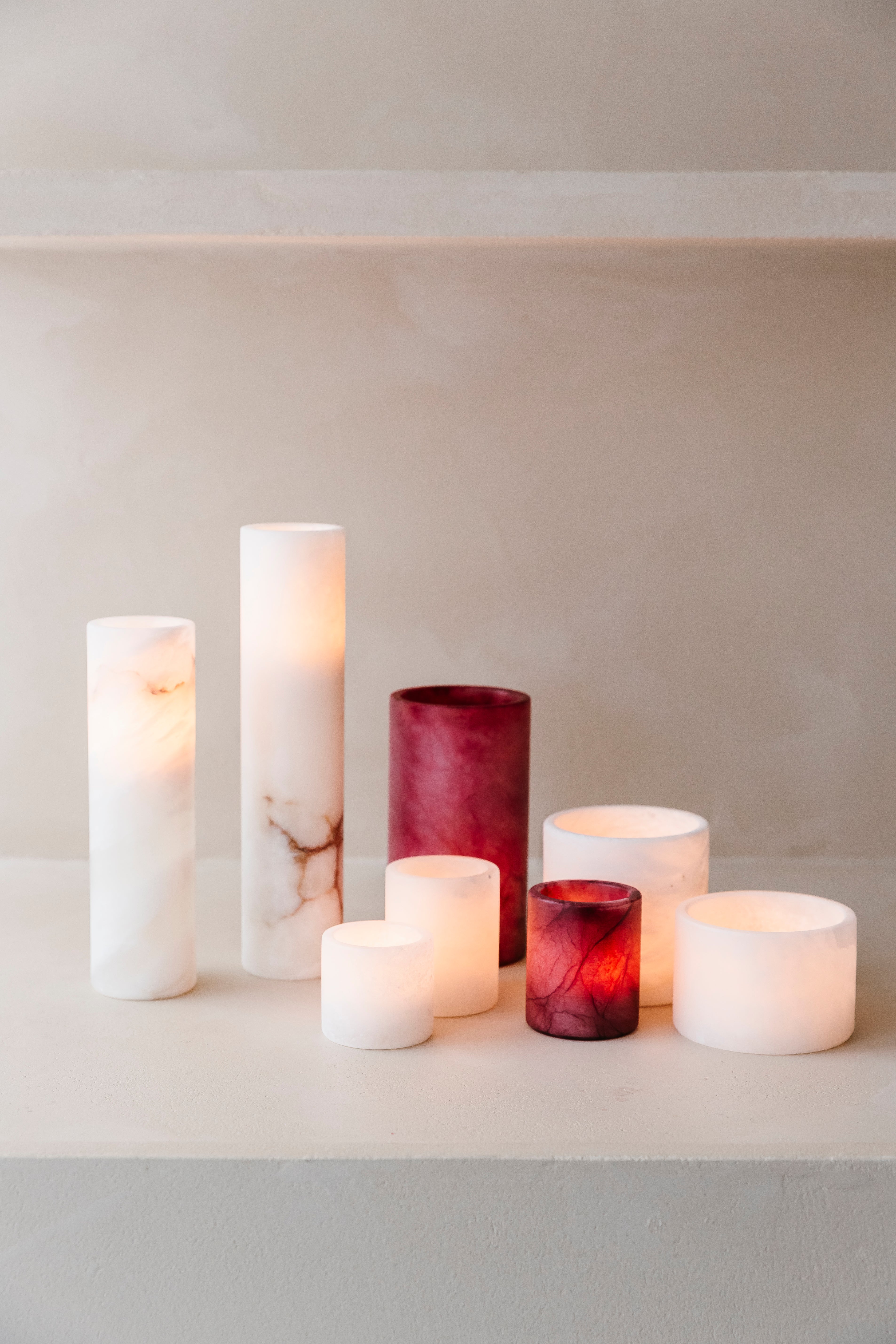 'A TOUCH OF BURGUNDY' set (8 st.)