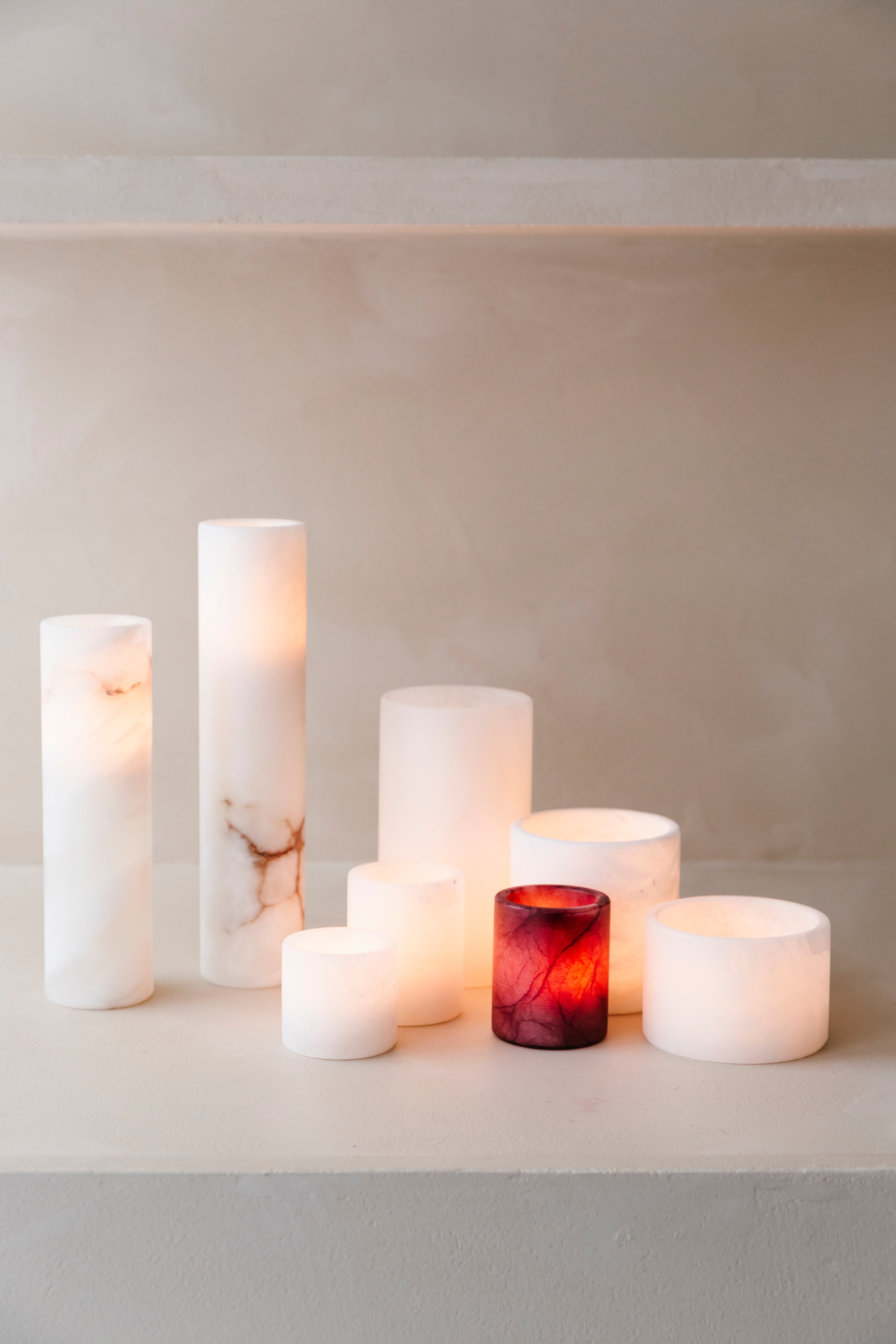 'ONE BURGUNDY TOUCH' set (8 st.)