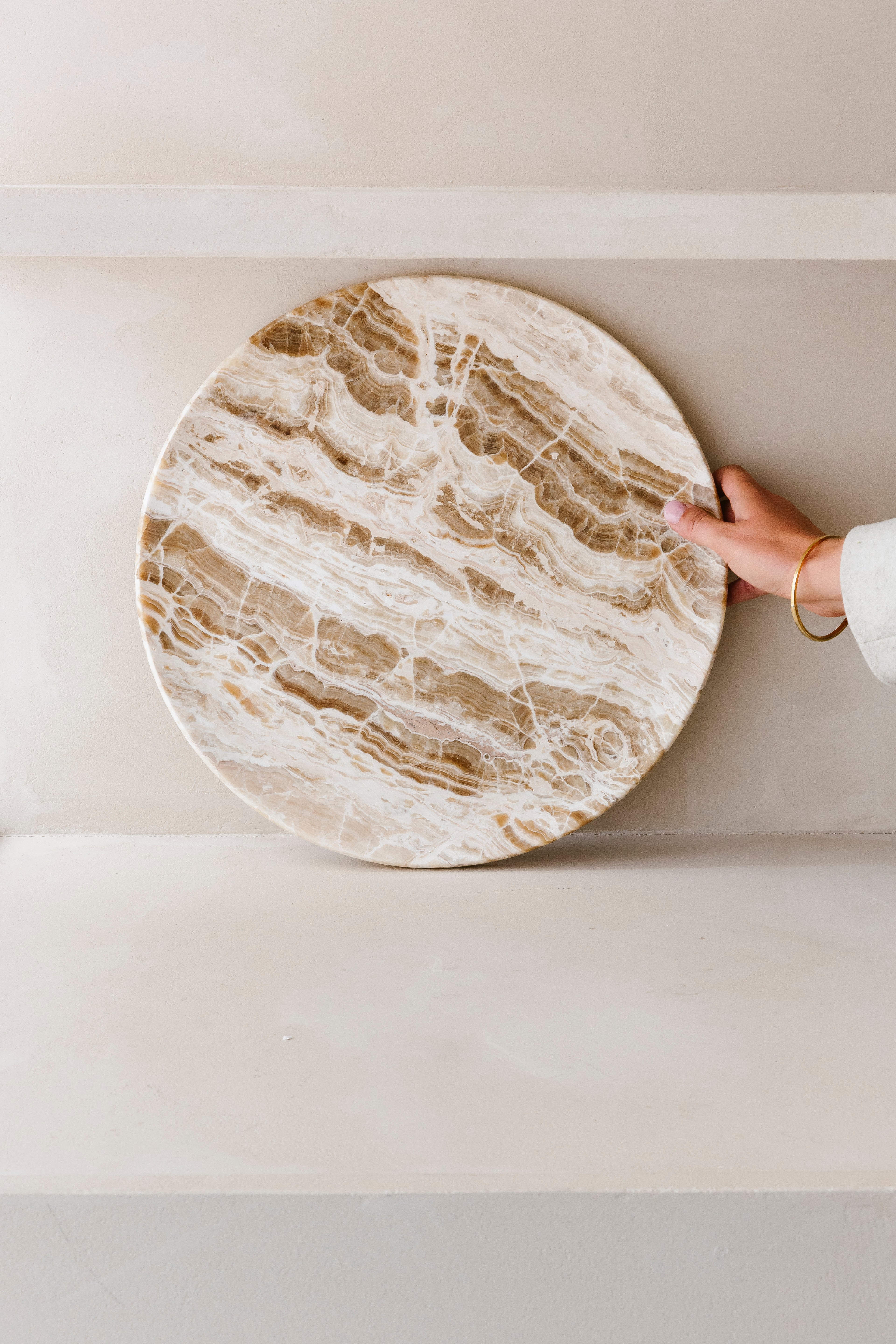 PLATEAU - Sandel Onyx Ø: 40cm