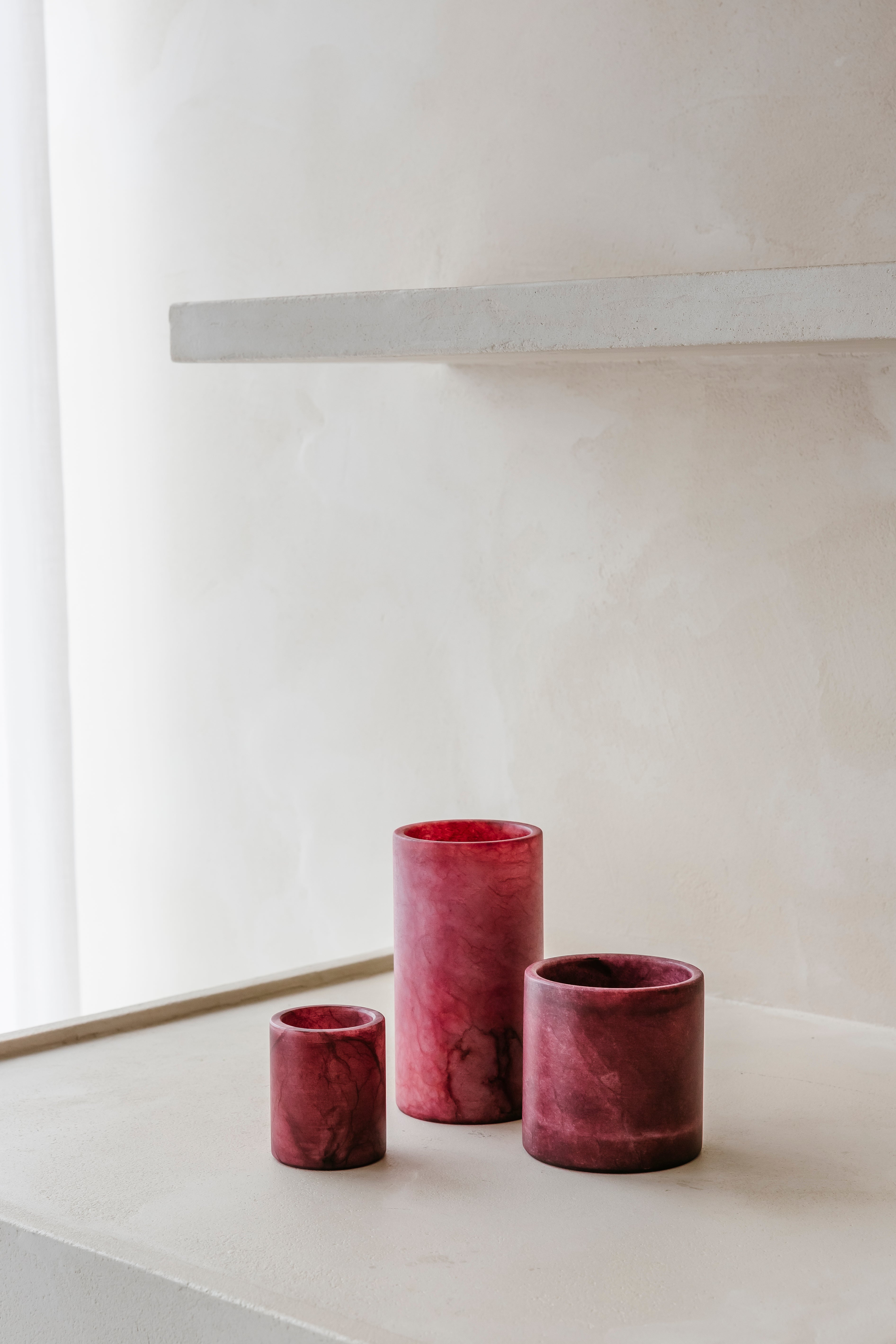 'THE BASICS BURGUNDY'  set  (3 st.)