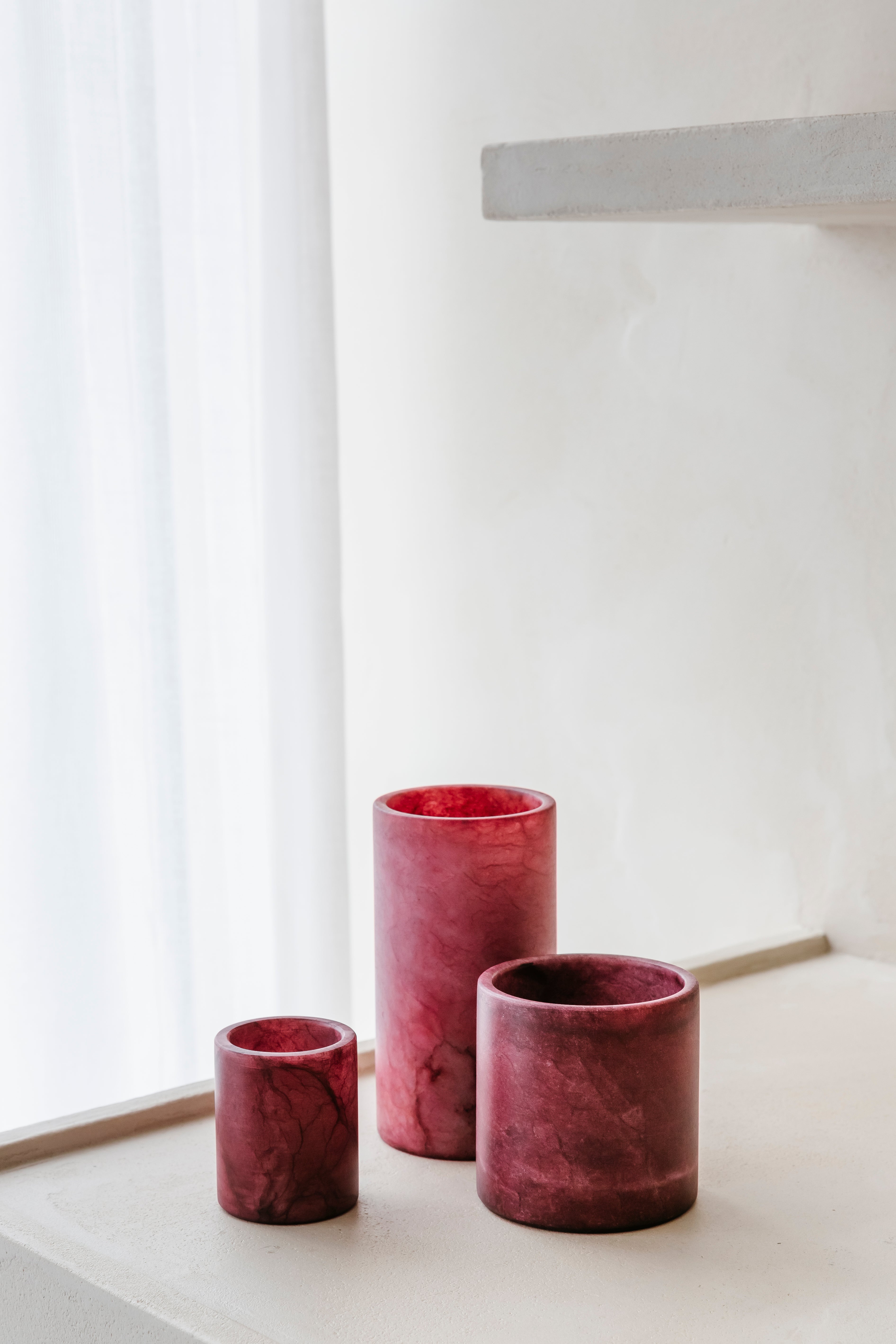 'THE BASICS BURGUNDY'  set  (3 st.)