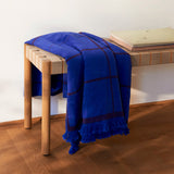 Blauwe plaid van linnen van &Tradition, verkocht door Anneke Crauwels Home